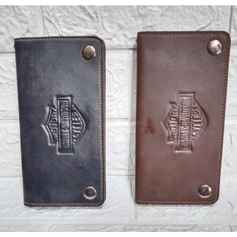 Dompet panjang pria bahan kulit sintetis harga ekonomis