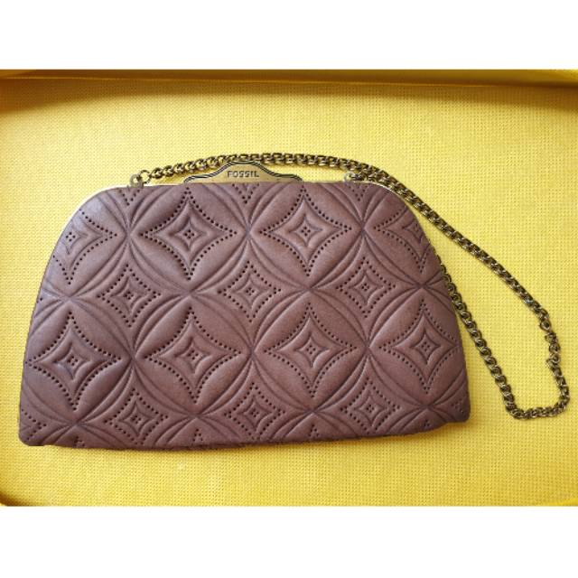 Second - Fossil VRV signature frame mini clutch