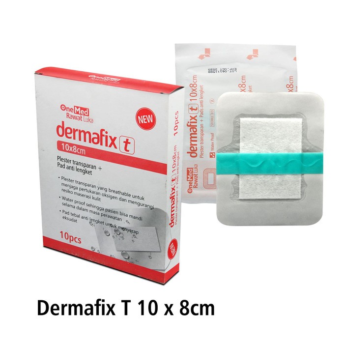 [New] Dermafix-T 10x8cm OneMed box isi 10