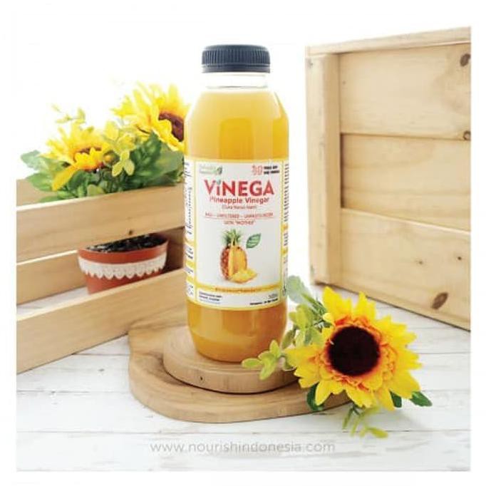 

Vinega, Pineapple Vinegar with Mother / Cuka Nanas alami 500ml