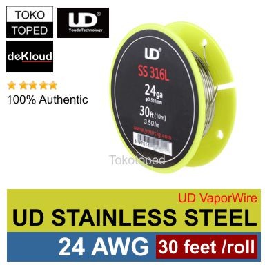 XX Original UD Stainless Steel Wire 24 AWG | 0.5mm  | kawat  | ss