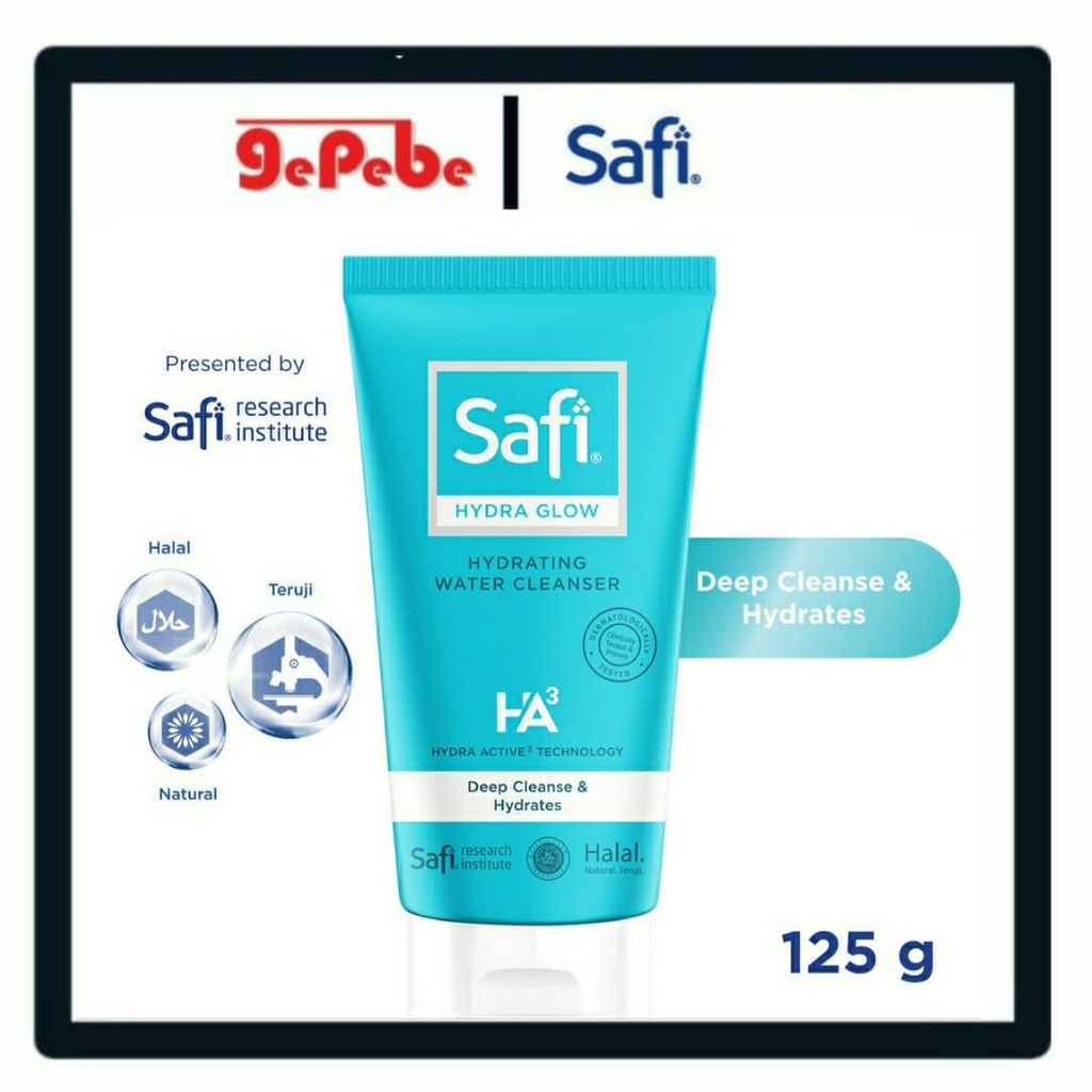 Safi Hydra Glow Hydrating Water Cleanser 125gr