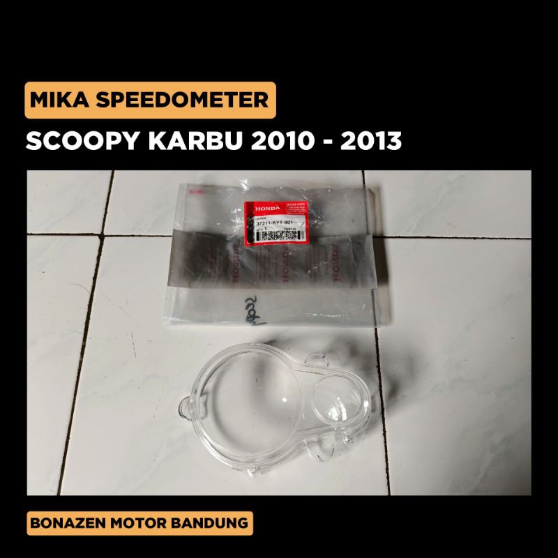 Mika Speedometer Scoopy Karbu 2010 2011 2012 2013 / Kaca KM Kilometer Speed Spidometer / Ori Honda