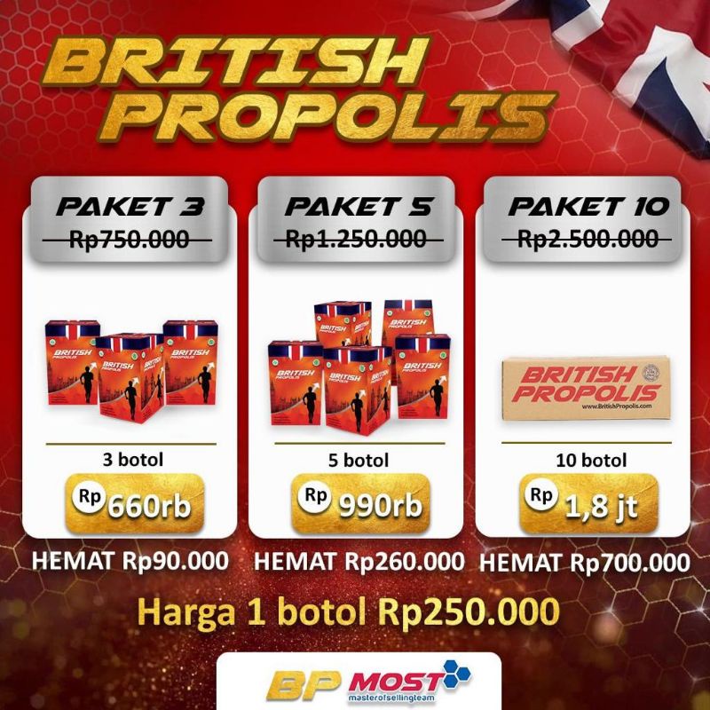 british propolis paket 10