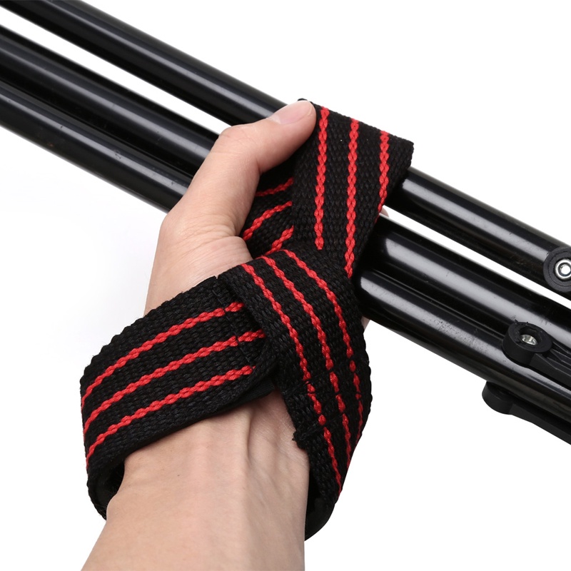 Zzz Training Angkat Berat Gym Power Wrist Support Straps Wraps Hand Bar Untuk Protec