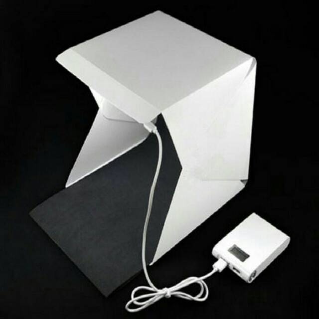 Studio Box Mini Folding Kotak Tempat Foto Portable With LED