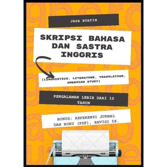 Skripsi Bahasa dan Sastra Inggris