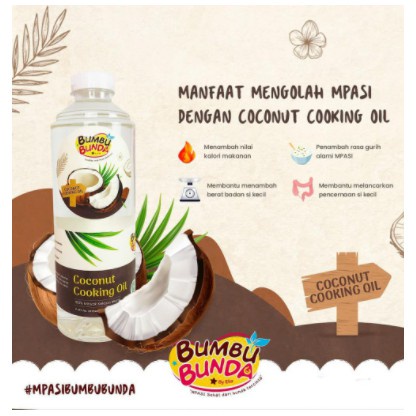 Bumbu Bunda COCONUT COOKING OIL Minyak Goreng Kelapa Murni MPASI Slow Cooker HALAL MUI