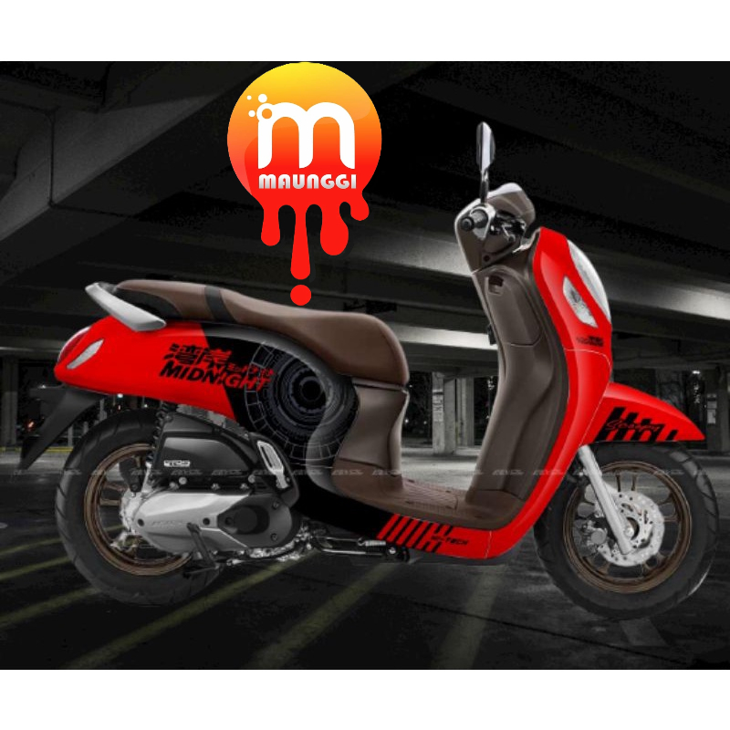 Striping full body motor scoopy tahun 2021 2022 Decal scoopy fi Stiker body scoopy