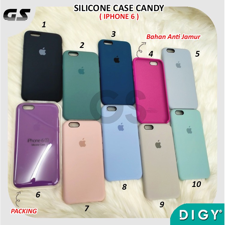 Premium Silicon Candy Soft Case Color Iphone 6 6 PLUS  7 8 7 8 PLUS X XS  XR XS MAX casing polos