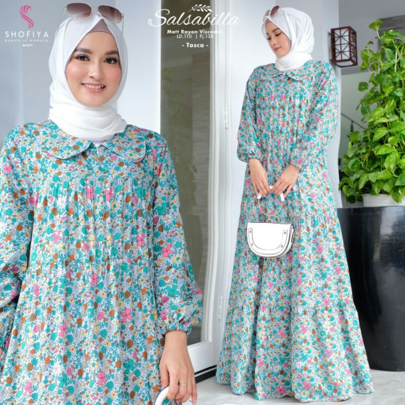 SALSABILLA Maxi Dress Ori by Shofiya Fashion