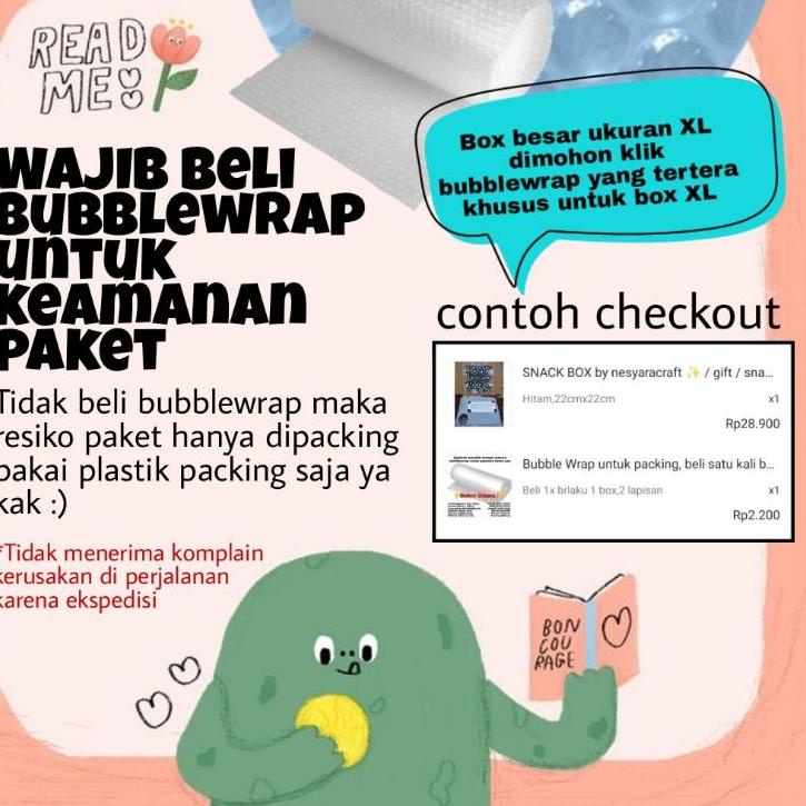 

Berani Coba✔️ SNACK BOX by nesyaracraft ✨ ( ukuran XL ) / gift / snack , hadiah , kado , birthday , hampers | 1.1 F⚡ash sale | COD | LAUNCHING