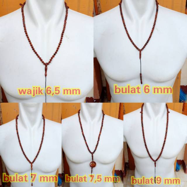 tasbih kokka 99 butir  kayu KAOKAH