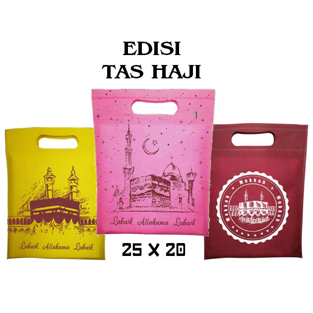 

Tas Haji Umroh Spunbond Goodie Bag 25x20