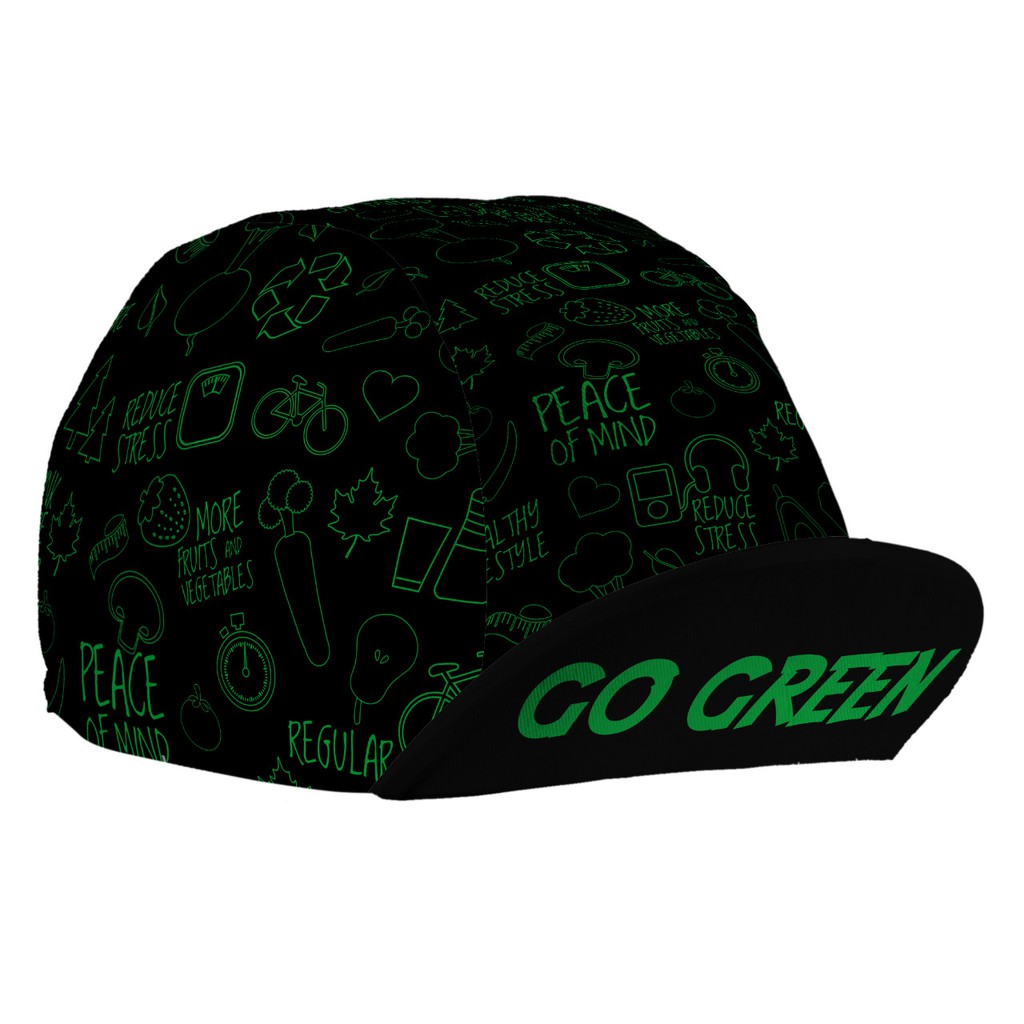 Cycling Cap Go Green (Topi Sepeda)
