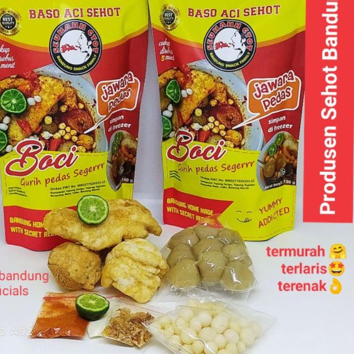 

【Penjualan Terbaik】 PAKET HEMAT Boci Baso Aci Sehot Jawara Pedas isi 8 pcs produck vyralral