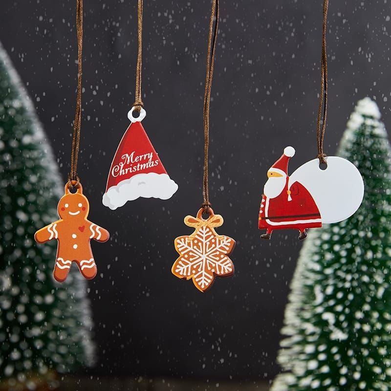 HANG TAG NATAL SANTA SNOWMAN HTN10