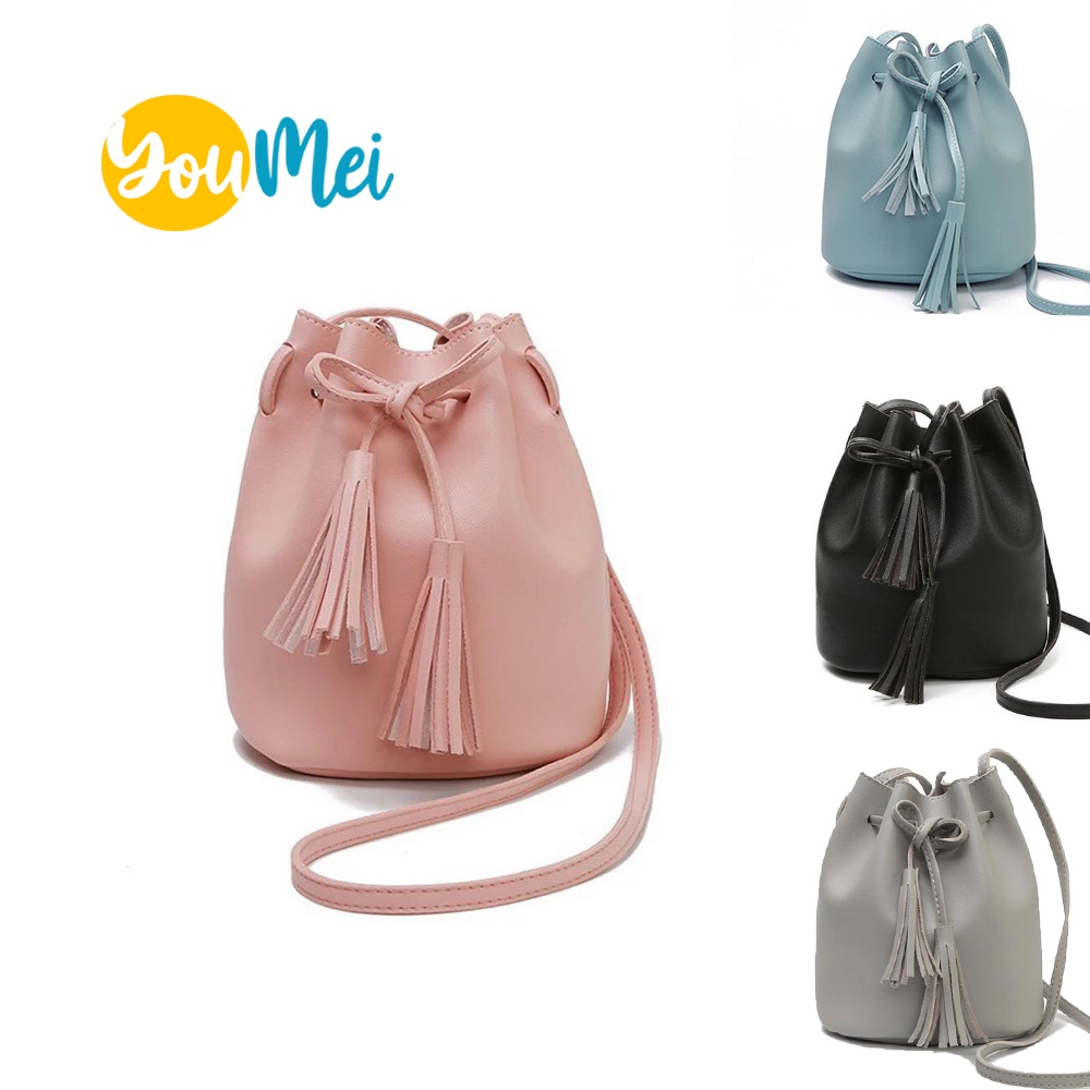 [✅ COD] Tas Wanita Kecil  Selempang Ombre Tas Bucketbag /tas wanita /tas selempang/tote bag-HWSB019