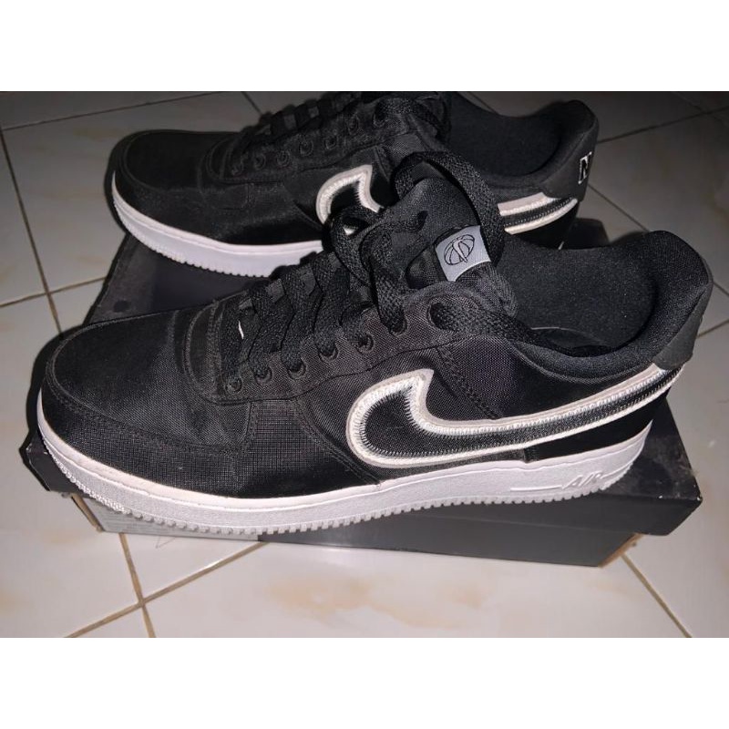 Sepatu Nike Air Force 1 Low Black and White Original