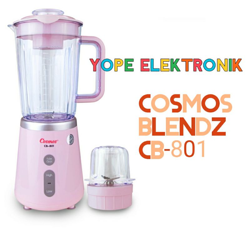 BLENDER COSMOS BLENZ CB 801 OTOMATIS BLENDER 1,5 LITER PLASTIK ANTI PECAH COSMOS