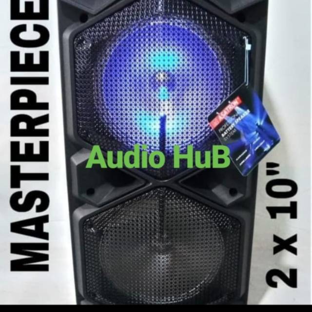 SPEAKER PORTABLE ASATRON DOUBLE 10 INCH MASTERPIECE 2X10 INCH ORIGINAL