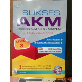 Jual SUKSES AKM ASESMEN KOMPETENSI MINIMUM UNTUK KELAS V DAN VI SD/MI ...