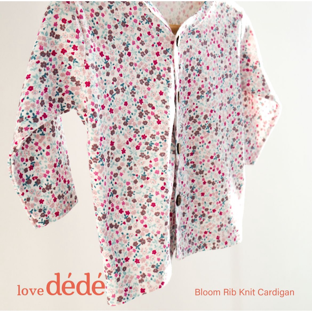 Bloom Series / Hearts Series Cardigan Lovedede Jaket Sweater anak bayi perempuan cewek Lucu Terlaris