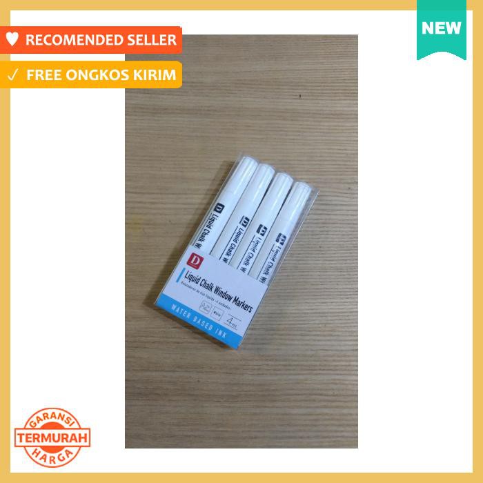 

Liquid Chalk Window Markers/ Kapur Cair Untuk Coret Jendela - Alat Tulis