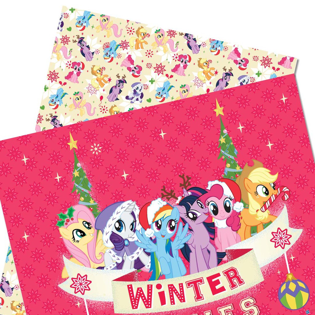 

SOMETHING SWEET CARDS | KERTAS KADO NATAL | WRAPPING PAPER CHRISTMAS | MY LITTLE PONY |WP4964-MLP021