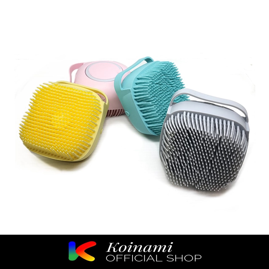 Pet Silicone Brush - Sikat Mandi Kucing Anjing - Kotak Shampoo Kucing Anjing - Alat Grooming Kucing Anjing