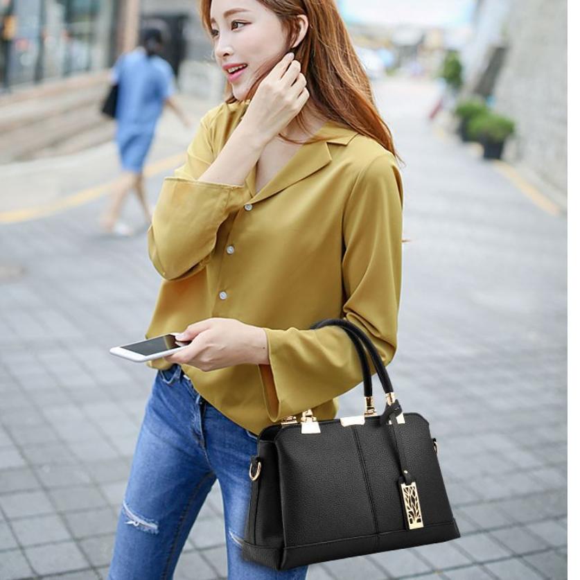 (PALING DIMINATI) LU61 tas ibu wanita hand handle bag pesta kondangan arisan guru kantor elegan bran