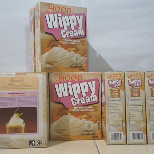 

Wippy Cream Haan 400 Gram/Whipping Cream Bubuk