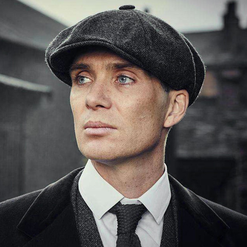 GMK - Topi Vintage Peaky Blinders Topi Thomas Slebew Topi Newsboy Cap Topi Pria Topi Wanita Topi Apo