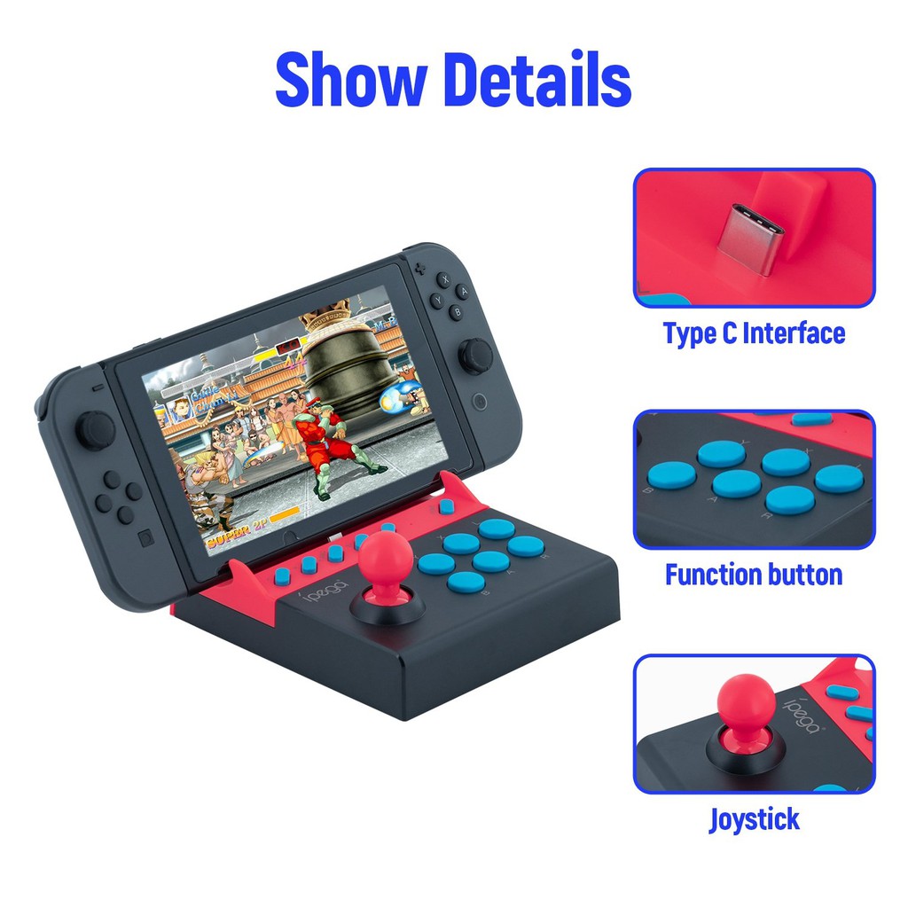 Joystick arcade ipega gladiator game for Nitendo switch &amp; N-switch lite pg-9136