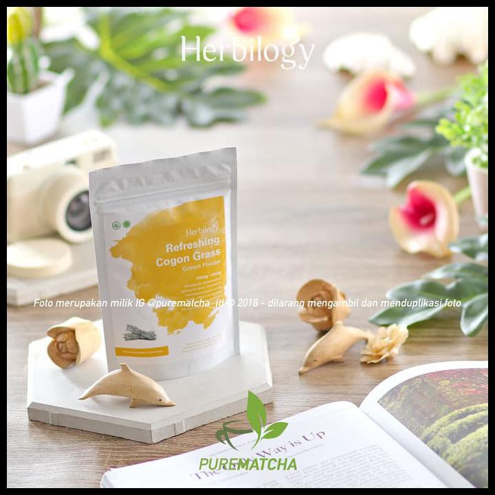 

Herbilogy Cogon Grass Extract Powder 100Gr Ekstrak Bubuk Alang-Alang