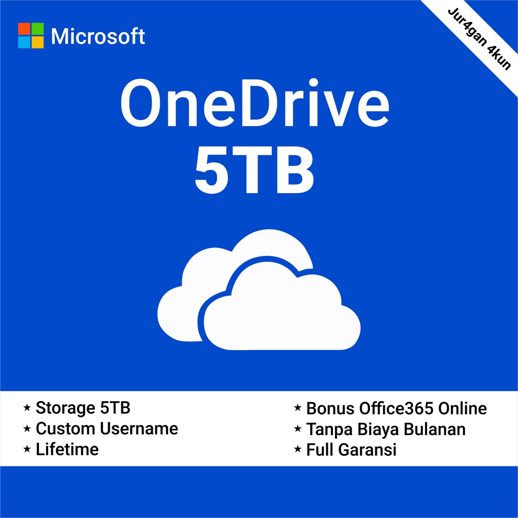 [HOT PROMO] OneDrive 5TB Bisa Request Username