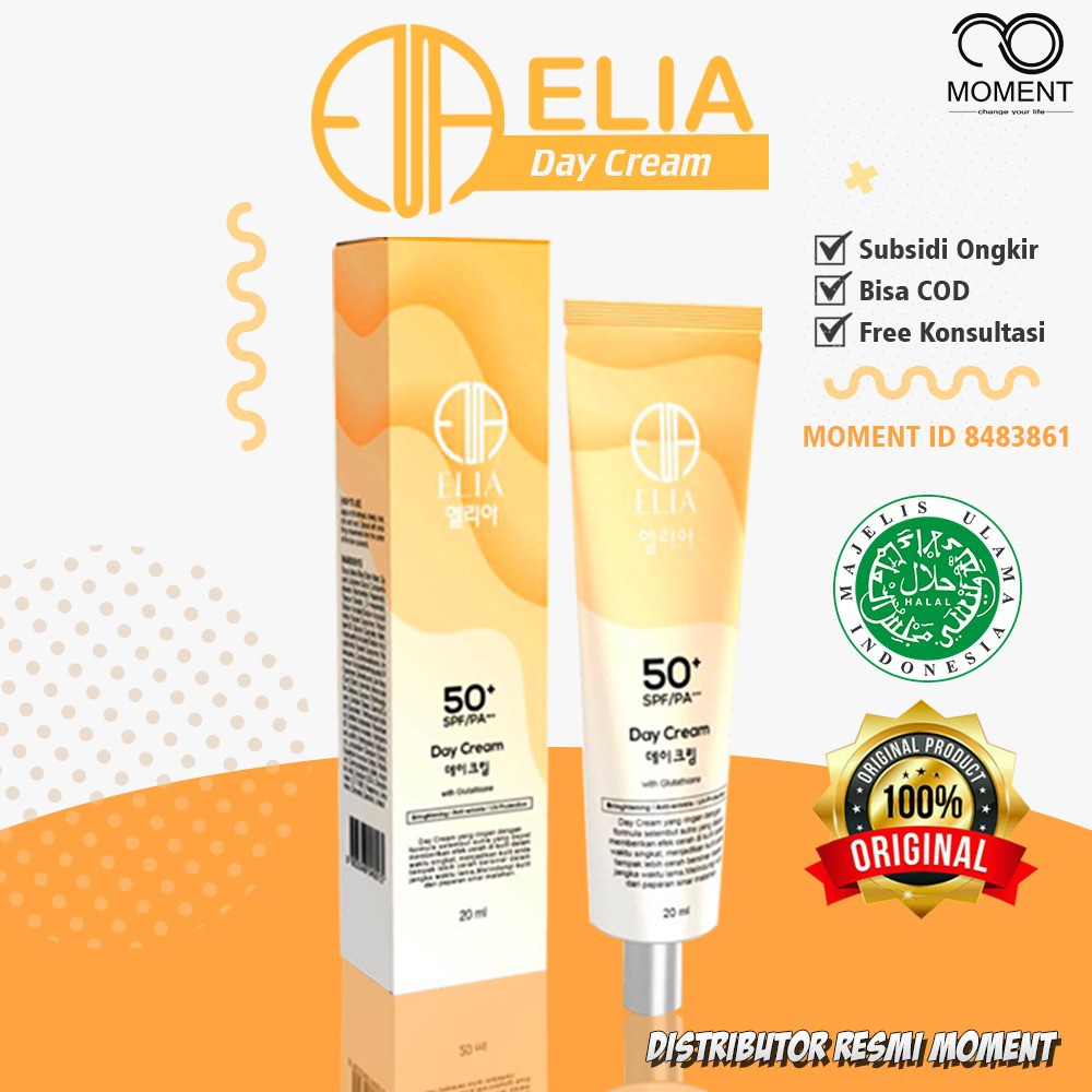 DAY CREAM SKINCARE ELIA KOREA WAJAH GLOWING BEBAS FLEK AWET MUDA