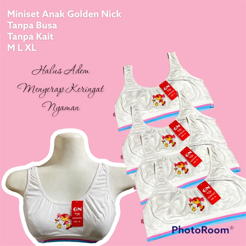 Miniset Anak Golden Nick - BH Miniset Anakperempuan remaja golden nick