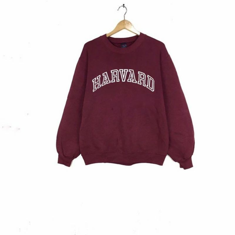 S - XXXXXL(6XL) Sweater HARVARD University BIGSIZE OVERSIZE USA College Classic Unisex Crewneck Fleece Premium jumbo