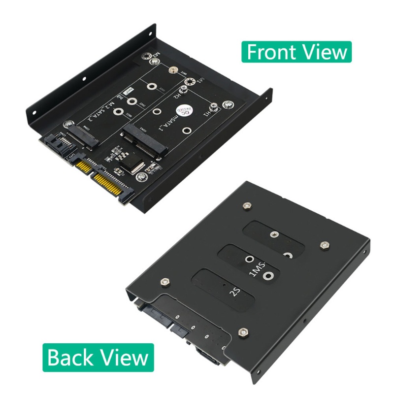 Btsg 114x100mm SATA3 Adapter Board All in One Untuk M.2 &amp; mSATA SSD Ke Adaptor Mudah Terhubung Tidak Memerlukan Driver Software