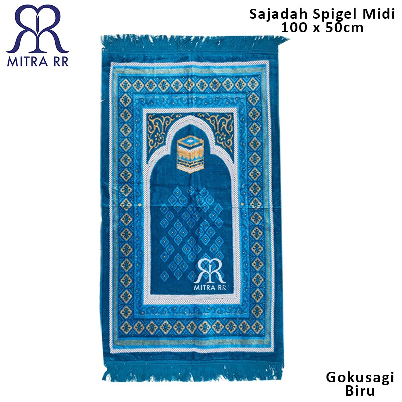 Sajadah Turki Midi Tanggung Uk 100 x 50cm Grosir Murah | Sajadah Spigel | Oleh-Oleh Haji Umroh| Prayer Rug Gokusagi Reyhan