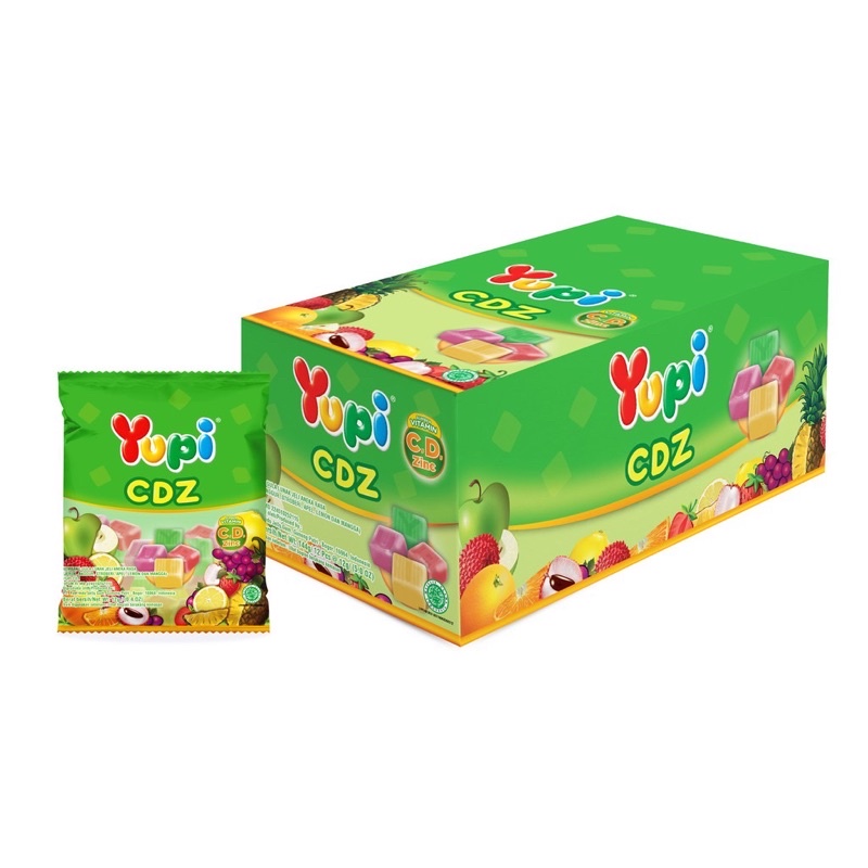 

BARU Yupi CDZ Vitamin C D Zinc 1 BOX Isi 12 Bandung