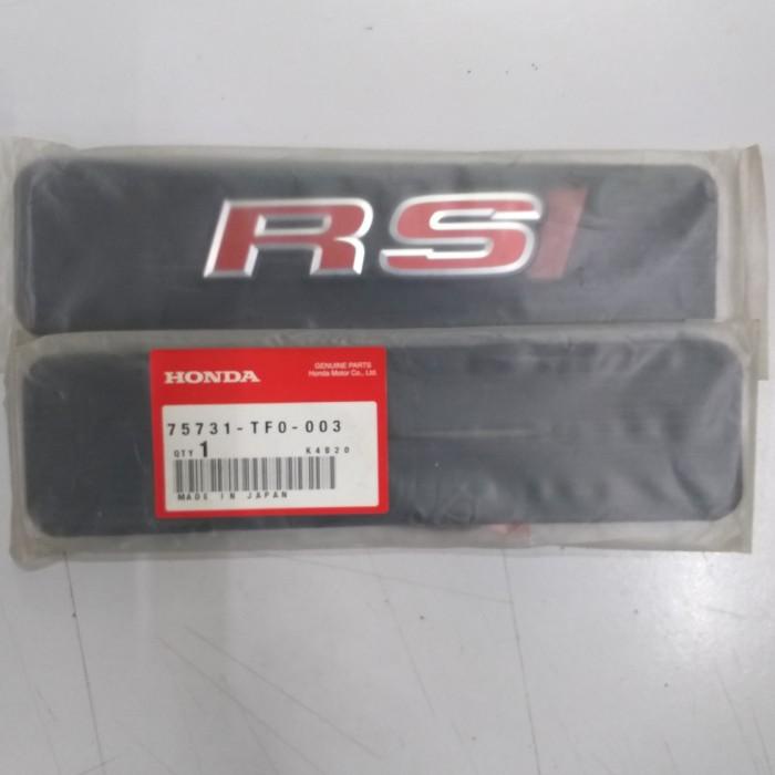 emblem logo rs honda jazz ge8 original