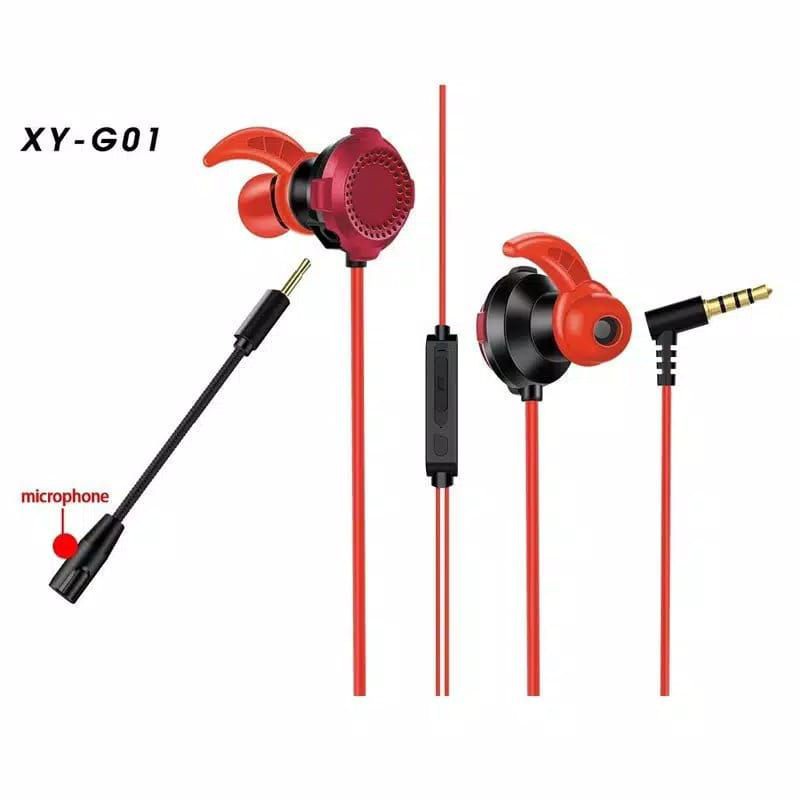 Headset gaming XY G01 Super Bass Microphone audio pubg [import]