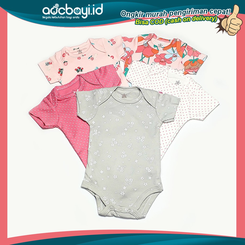 ☀ACCBAYI.ID☀ BJS0001 COD Romper Baju Kodok Jumper Anak Piyama Tidur Pakaian Santai Fashion Korea 1-6M