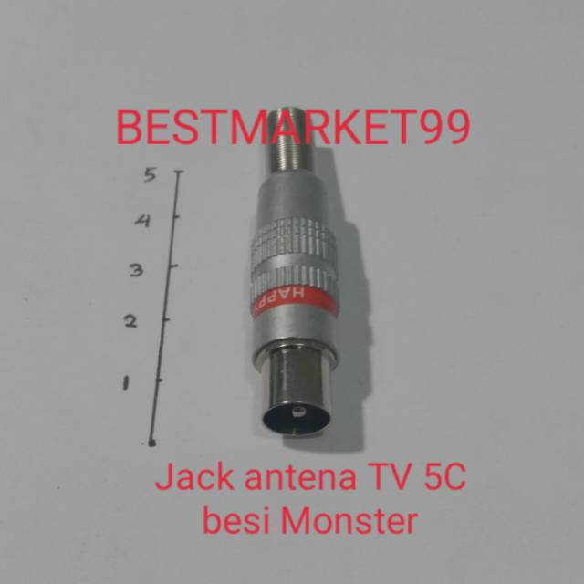 Jack antena TV 5C besi monster