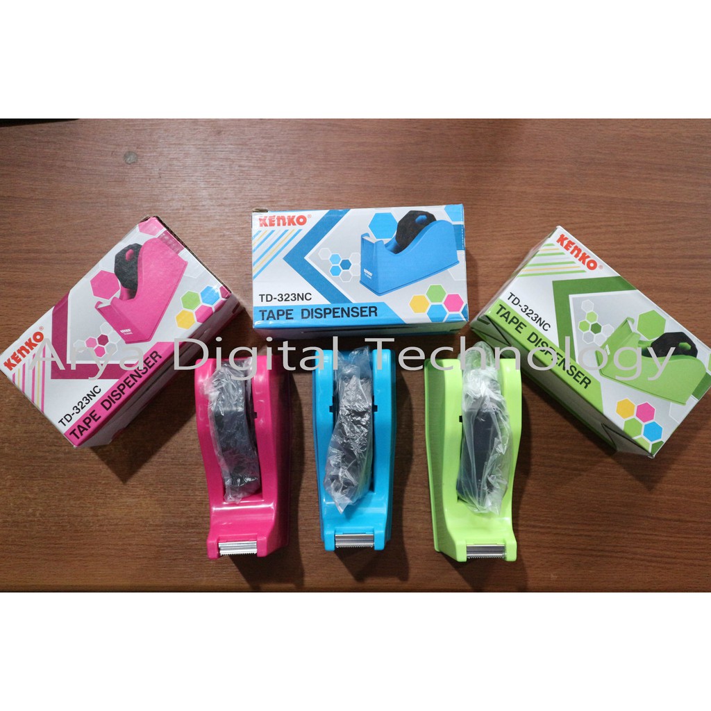 

Tape Dispenser TD 323NC Tempat Alat Pemotong Lakban Isolasi Cutter Murah Bagus
