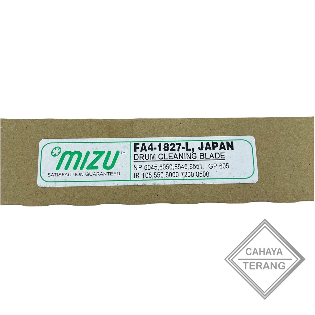 Drum Cleaning Blade Mesin Fotokopi Canon IR 5000/6570/5075 Mizu Jepang