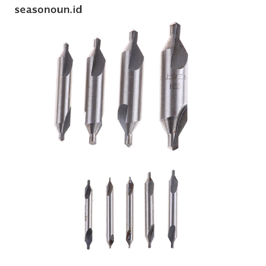 【seasonoun】 60 Degree Center Drill Countersink Set Angle Bits HSS Lathe Mill Press .