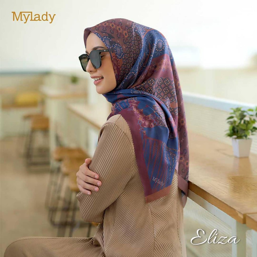 HIJAB MYLADY TERBARU MOTIF ELIZA